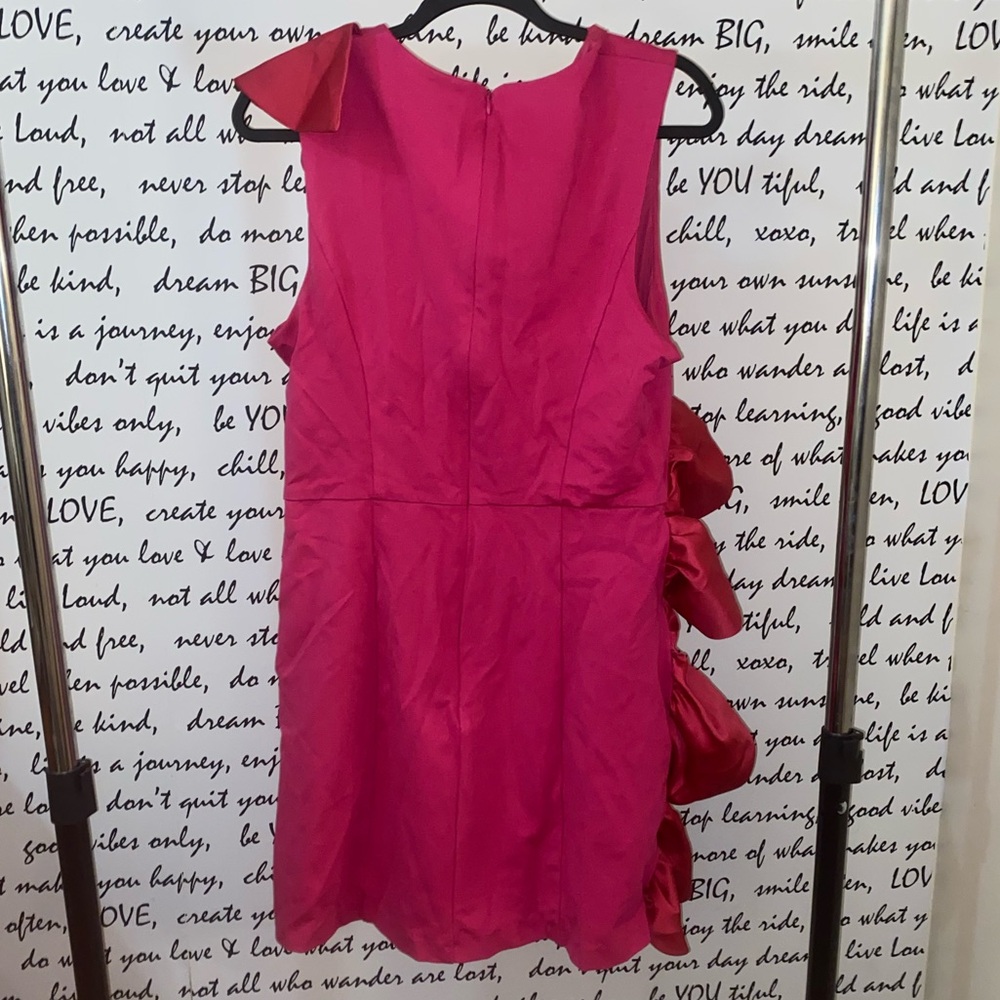 HUTCH SLEEVELESS RUFFLE SHEATH MINI DRESS - Picture 7 of 10